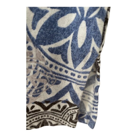 Alfred Dunner Women’s XL Top – Multicolor Tile Print Short Sleeve Shirt - Picture 5 of 5